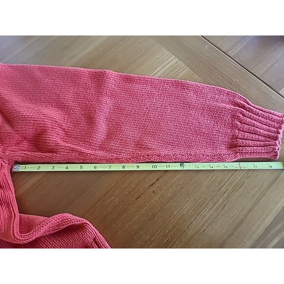 Banana Republic Organic Cotton Orange Sweater Size M - Picture 7 of 10